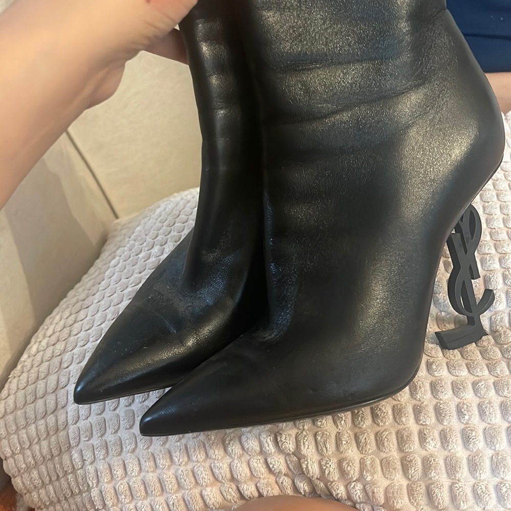 Ysl heel booties